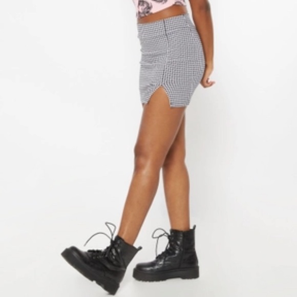 Houndstooth Mini Skirt - Picture 4 of 5